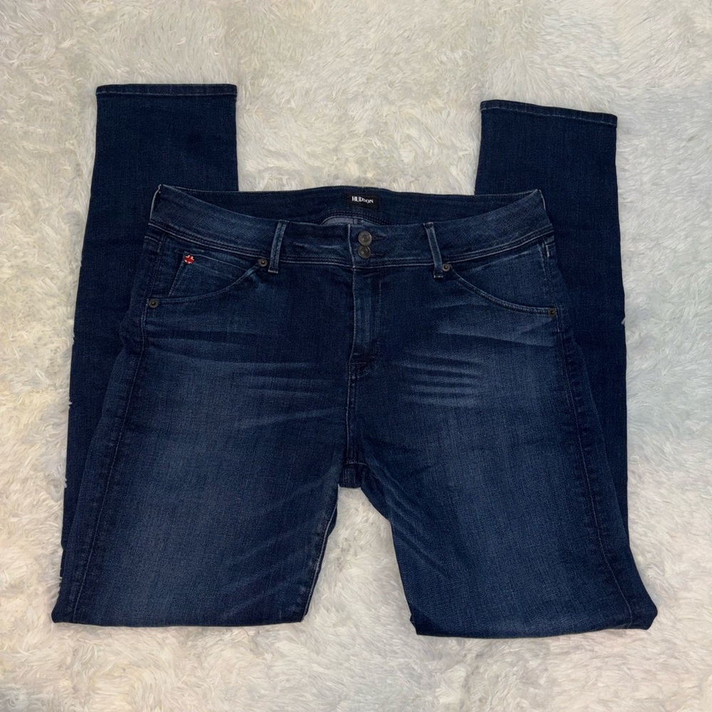 Hudson Collin Mid-Rise Flap Skinny Jean - Picture 4 of 6